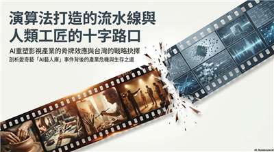 AI演員強勢入侵中國市場 基層演員失業恐成社會不安定變數(AI圖)