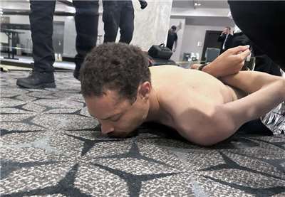 美國總統川普在社群平台公布涉嫌在晚宴開槍的槍手為31歲加州男子艾倫(Cole Tomas Allen)。(圖取自川普真實社群)