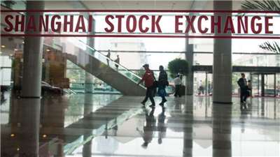 美伊戰爭衝擊，上證指數3月累計下挫6.51%。(檔案照)