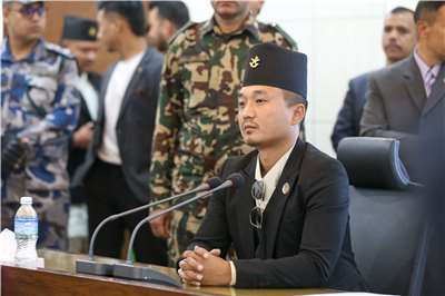 尼泊爾內政部長古隆(Sudan Gurung)因外界對他批評與日俱增，22日宣布辭職。資料照。(AFP)