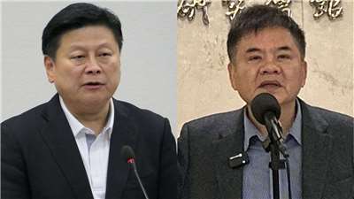 民進黨團24日在立院會提案，譴責中國脅迫第三國撤銷我國元首專機飛航許可的粗暴行為。左為國民黨立法院黨團總召傅崐萁、右為民進黨立法院黨團幹事長莊瑞雄。資料照。(趙婉淳攝 )