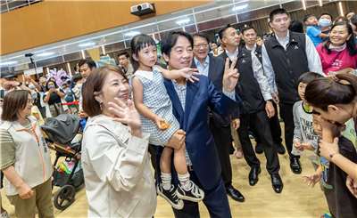 賴清德總統4日出席「115年兒童節『包圍縣府，孩子作主』活動」。(圖：總統府flickr)