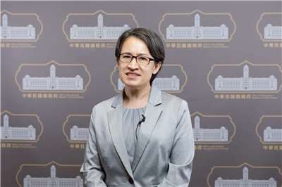 副總統蕭美琴為「第41屆太空博覽會－印太地區軍事展望與夥伴關係座談會」錄製致詞影片。(總統府flickr)