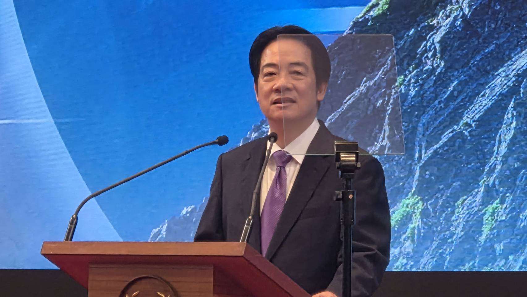 賴清德總統發表執政兩週年談話。(央廣資料照）