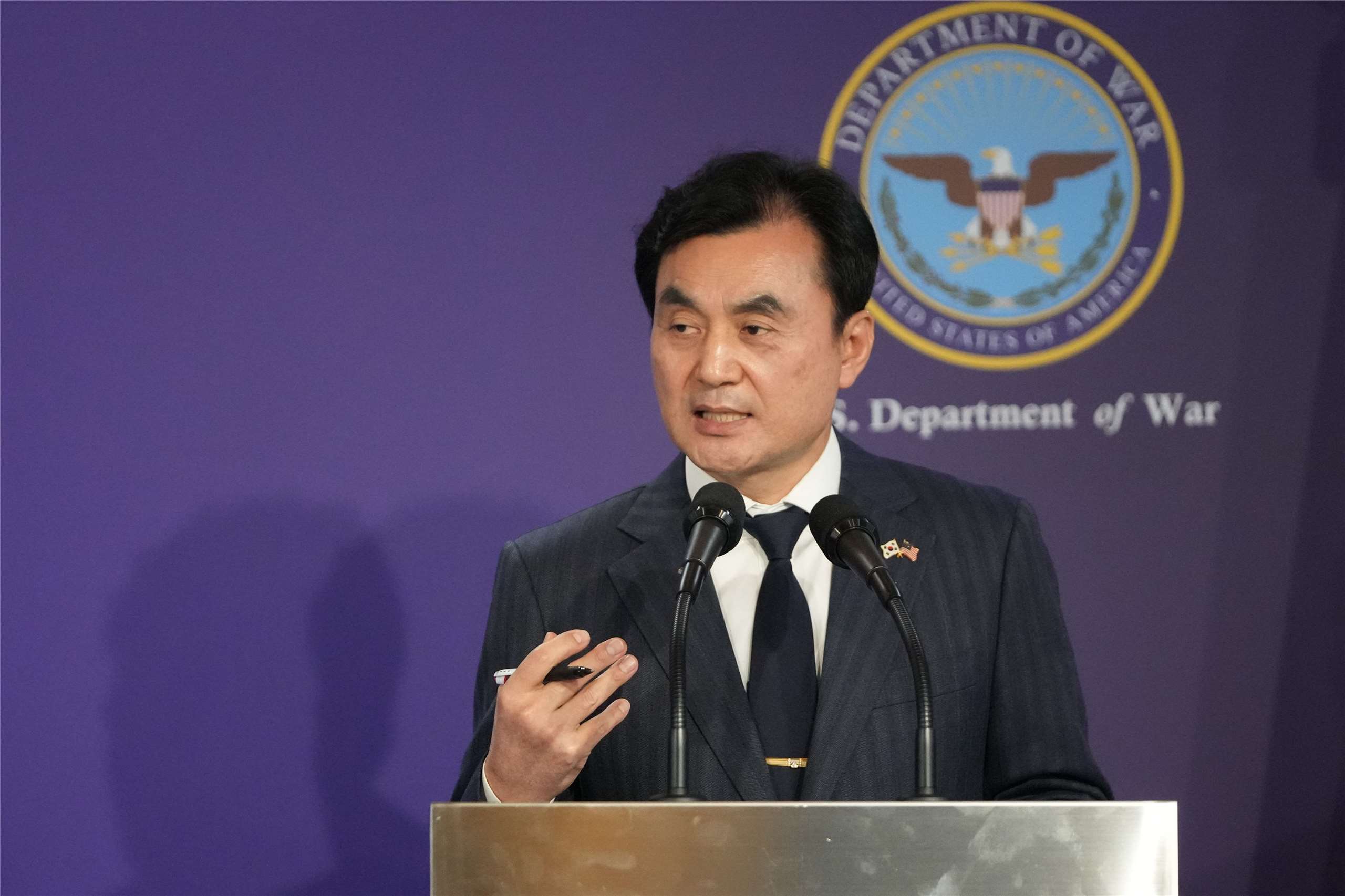 南韓國防部長安圭伯將訪美。(檔案照)
