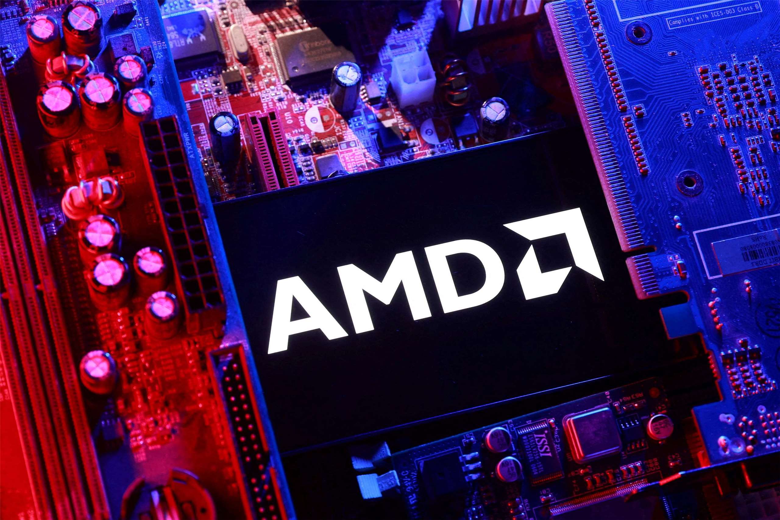 超微(AMD)21日宣布，在台灣AI生態系統中投資超過100億美元，致力加強戰略合作夥伴關係。示意圖。
