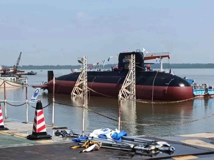中國國防部9日證實，已經交付巴方首艘潛艦，並宣稱這是中巴之間「正常的裝備合作」。(圖翻攝X@GlobalSpectrum_)