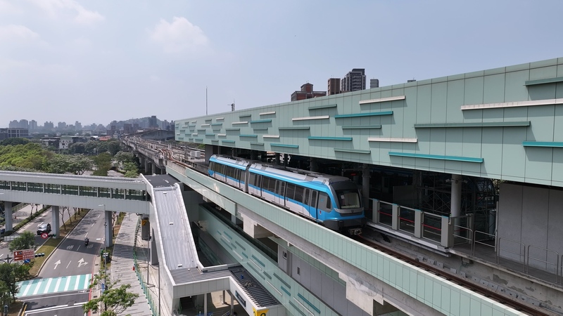 捷運三鶯線預計6月通車。圖為三鶯線鶯歌車站。資料照片。（新北捷運局提供）