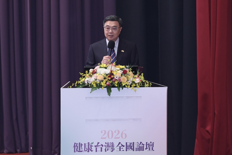 行政院長卓榮泰（圖）3日下午出席「2026健康台灣全國論壇」，並發表致詞。