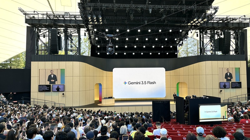 Google執行長皮查伊（Sundar Pichai）在I/O大會發表新一代模型Gemini 3.5系列，3.5 Flash先開放給全球使用。