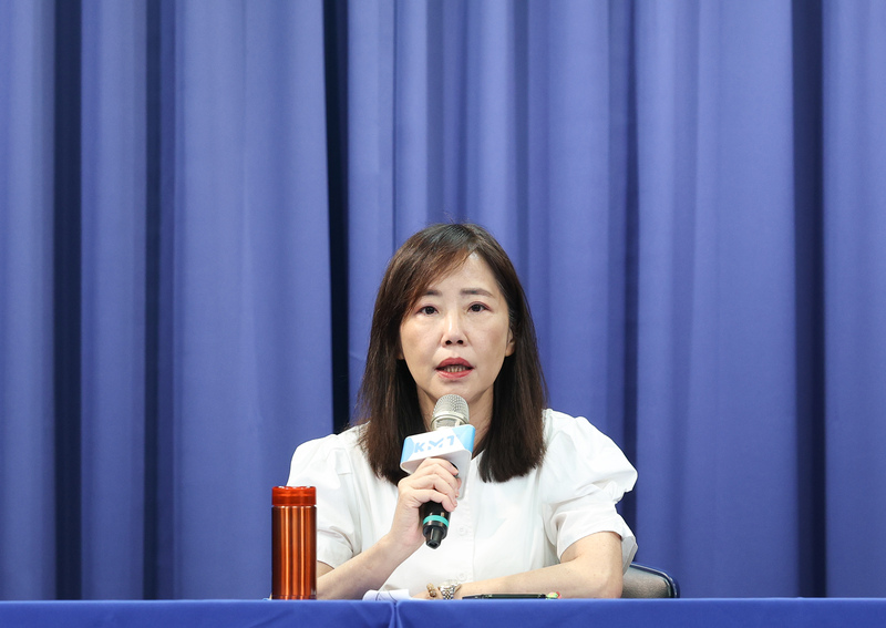 國民黨文傳會主委尹乃菁表示，因個人健康因素，已請辭文傳會主委。資料照。