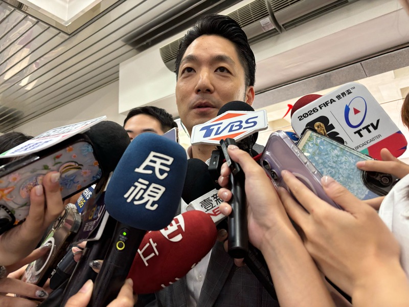 台北市長蔣萬安證實已接到輝達的正式邀請，將出席輝達的員工大會，很高興屆時能與黃仁勳見面。資料照。