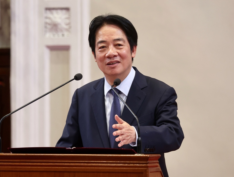賴總統中午將召開記者會，公布因應少子化，政府採取的新措施。資料照片。