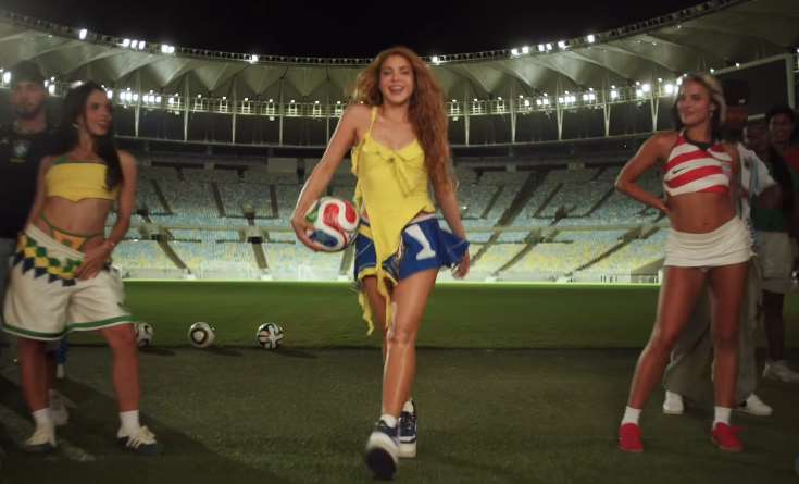 哥倫比亞流行天后夏奇拉(Shakira)7日在社群釋出2026年世界盃新官方主題曲的預告。(IG@Shakira)