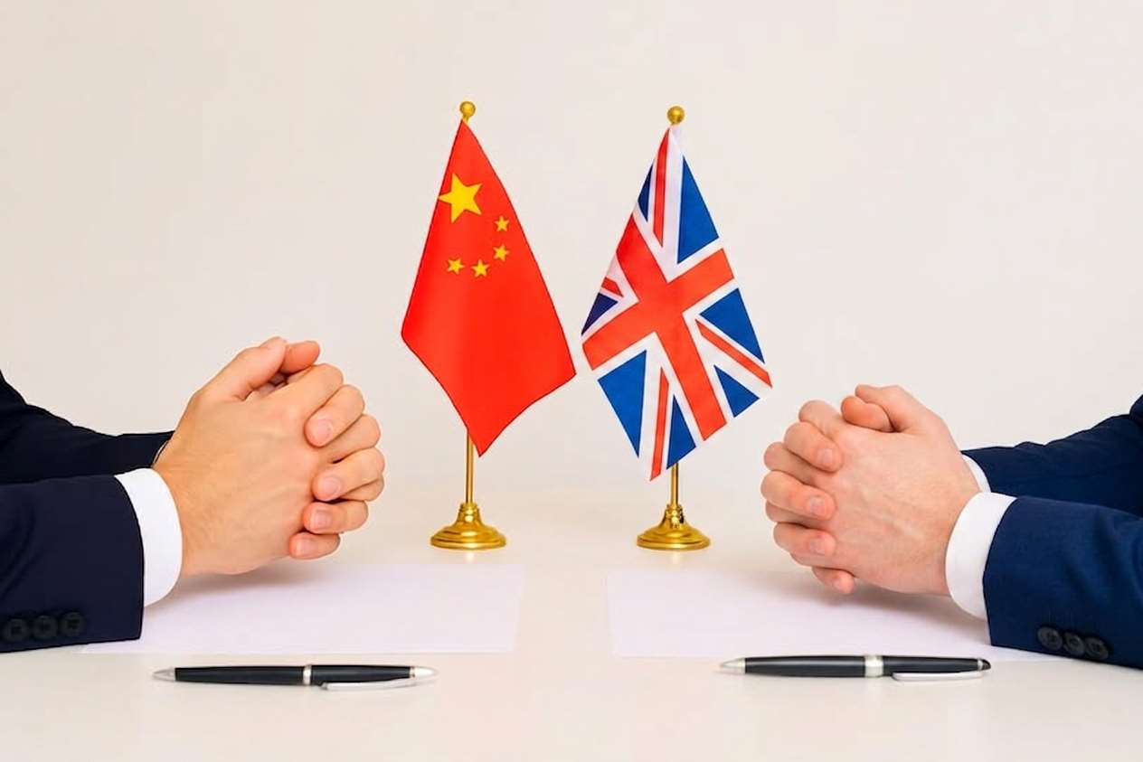 英國新一波針對俄羅斯的制裁名單中包含數家中國企業，中國駐英使館為此敦促英方撤銷制裁。(示意圖/AI生成)