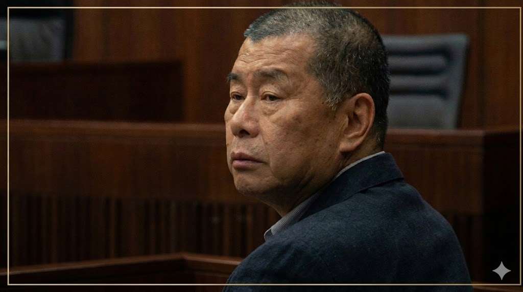 中國未鬆口釋放黎智英，學者籲川普應採更實質強硬行動(AI圖)