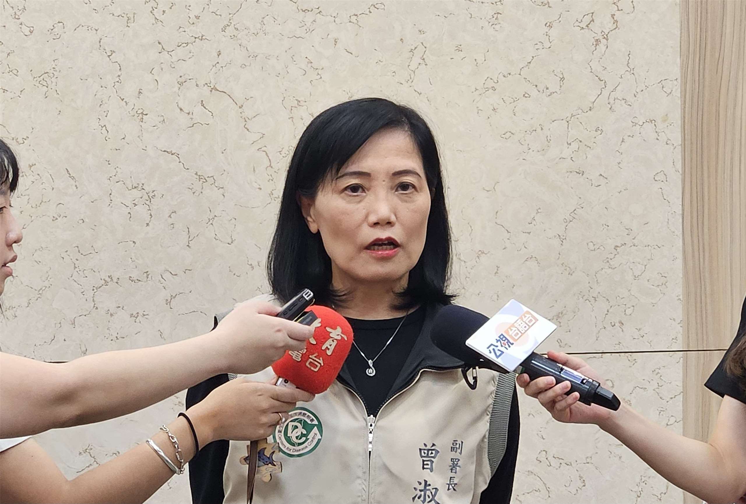 疾管署發言人曾淑慧(圖)表示，有關國際郵輪發生漢他病毒安地斯型群聚的事件，疾管署正持續地密切監測，並且已經成立專案小組因應。資料照片(劉品希 攝)