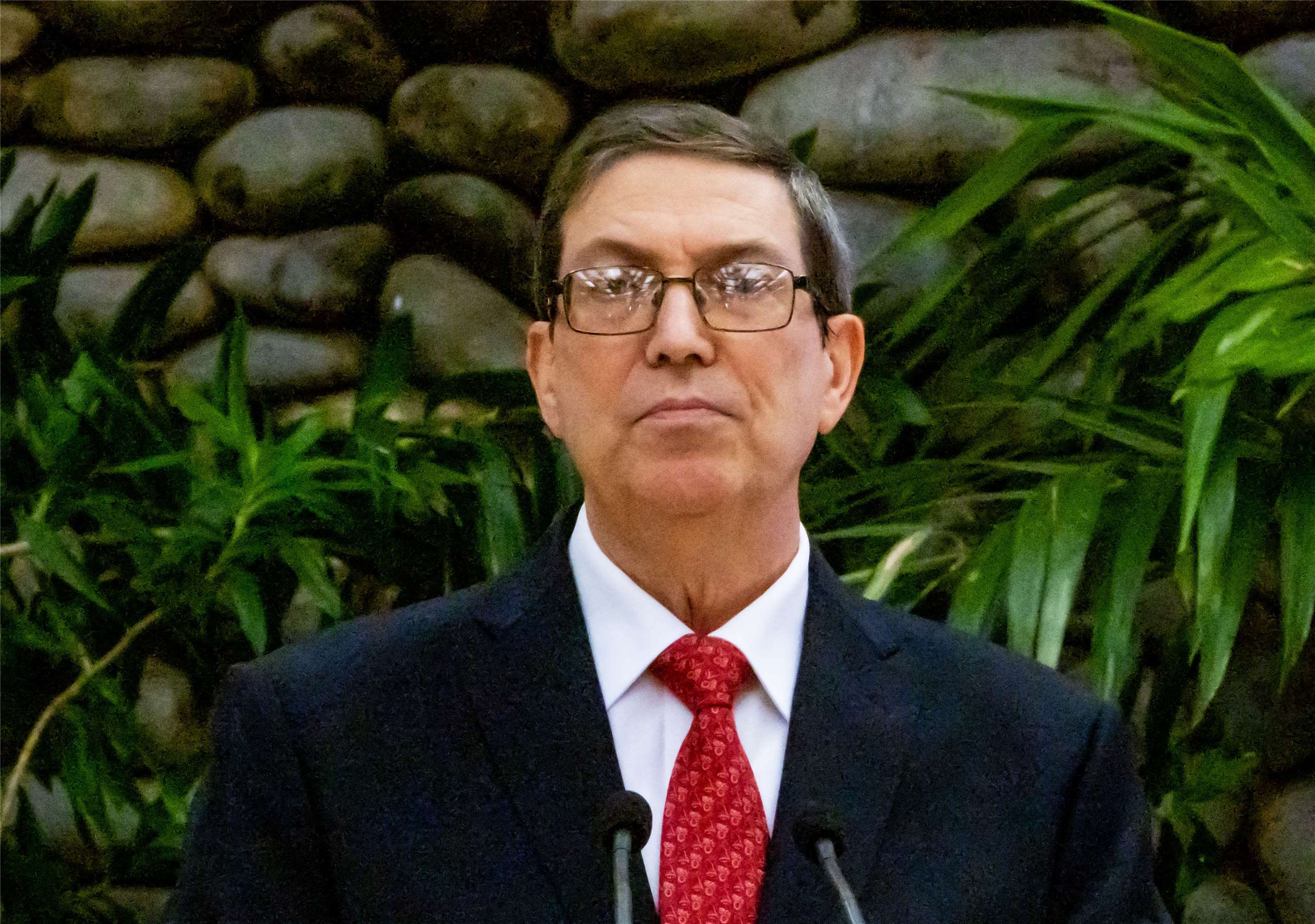 古巴外交部長羅德里格斯(Bruno Rodriguez)17日指控美國捏造一項「欺騙性案件」，以合理化對古巴的經濟制裁與可能軍事干預。資料照。