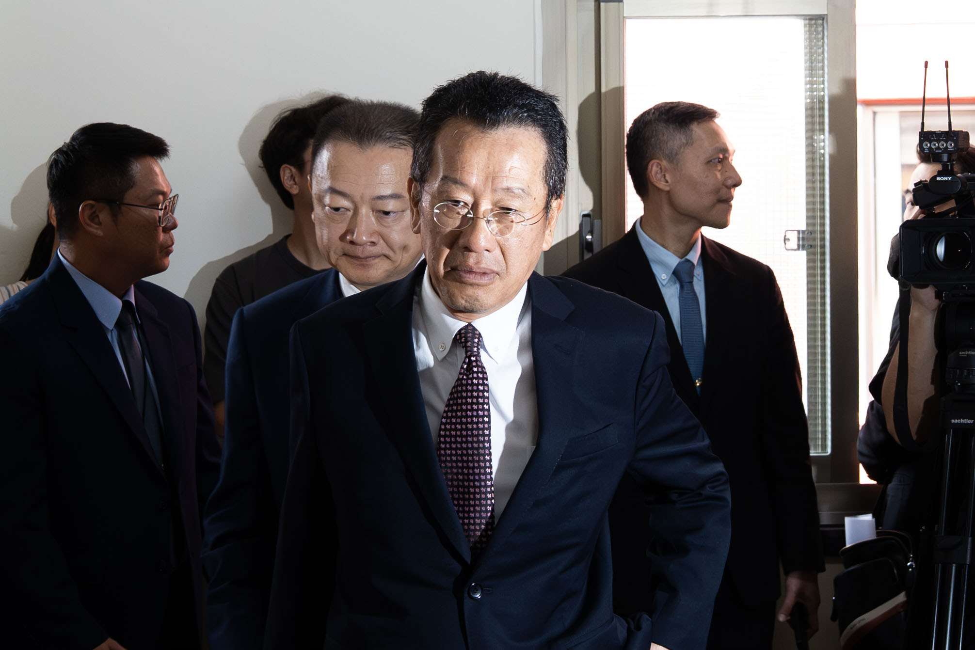 美國總統川普公開表示，將與賴清德總統討論對台軍售內容，對此國防部長顧立雄21日在立法院表示，對後續軍購案項仍保持審慎樂觀。(楊仁翔 攝)