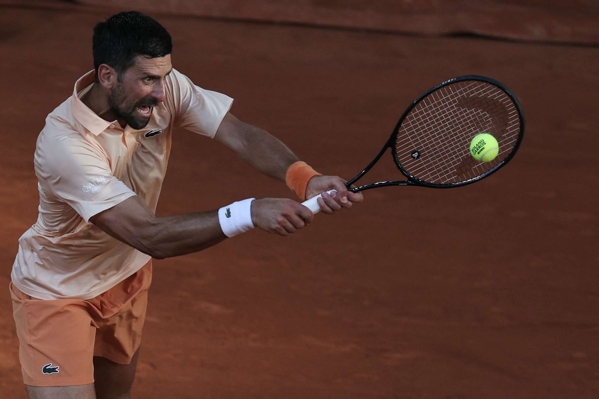 塞爾維亞網球名將喬科維奇（Novak Djokovic）挺進法網32強。