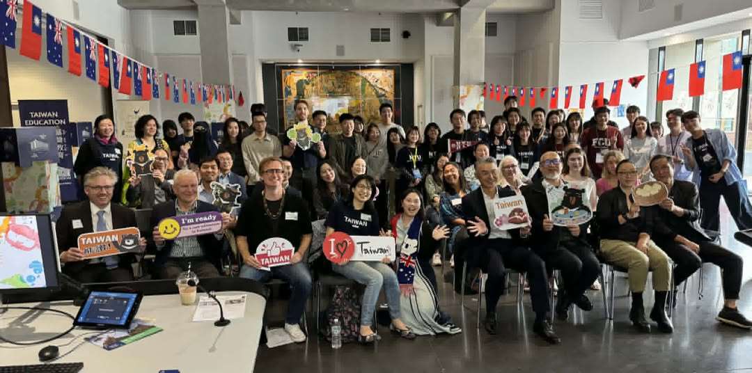 駐澳大利亞代表處教育組於2日在墨爾本舉辦第一屆「台灣教育展」。(圖：Education Division of Taiwan in Australia臉書)