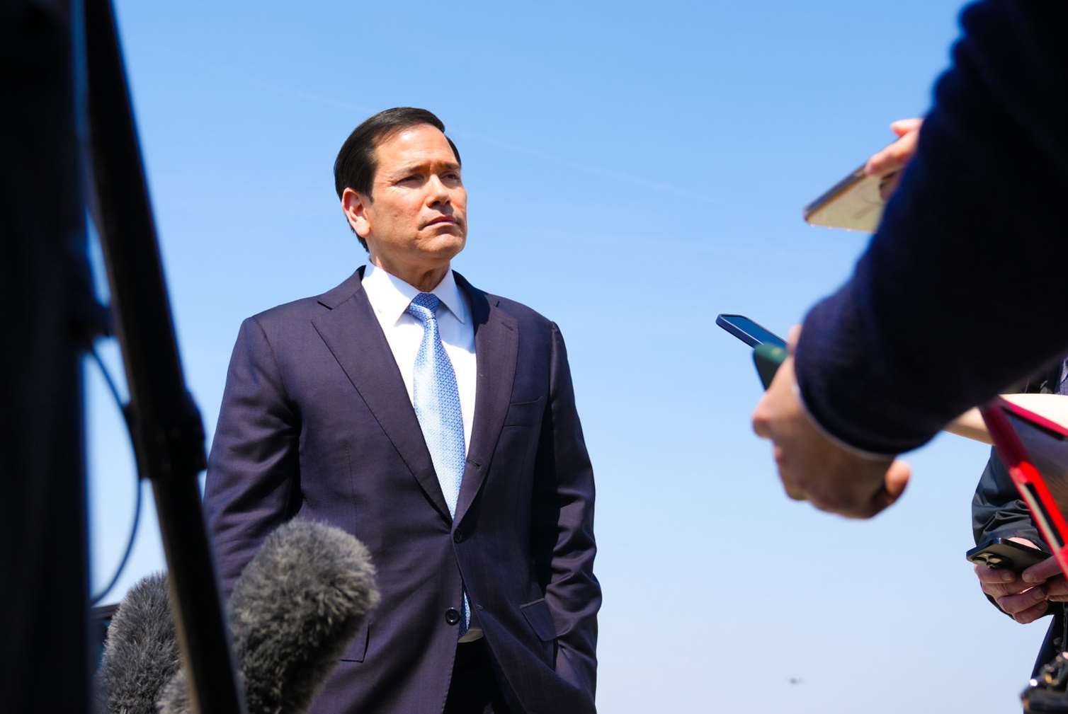 美國國務卿盧比歐(Marco Rubio)本週訪羅馬，將會教廷高層談中東。(X/@SecRubio/檔案照)