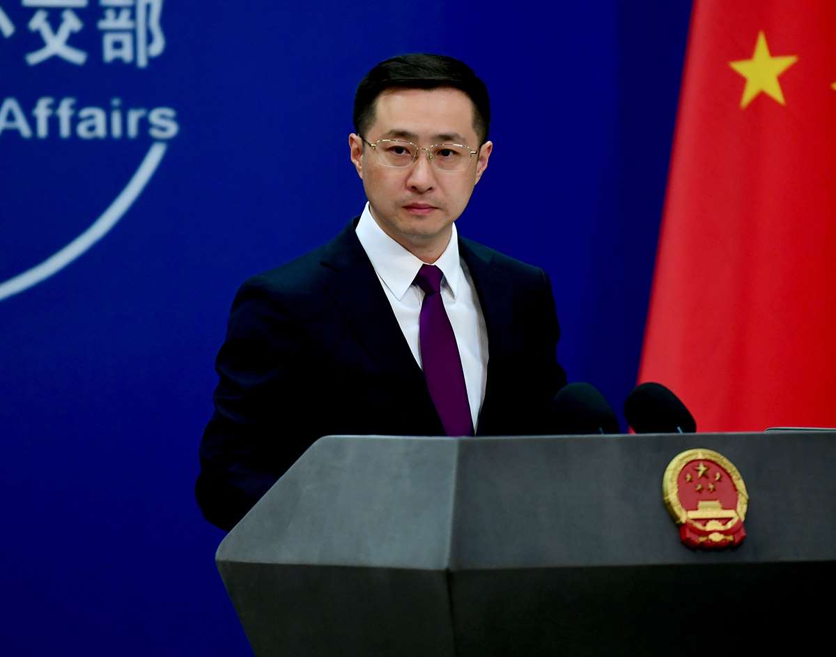中國外交部發言人林劍表示，遇襲的船隻是馬紹爾群島籍，船上有中國籍的船員。(X@MFA_China)