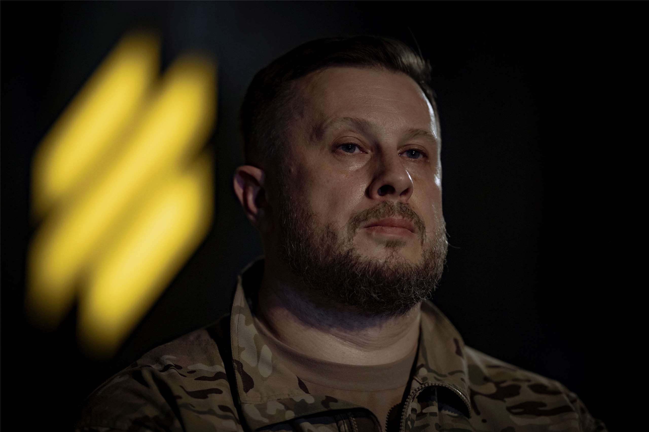 烏克蘭資深指揮官畢列茨基(Andriy Biletsky)27日接受路透社專訪。