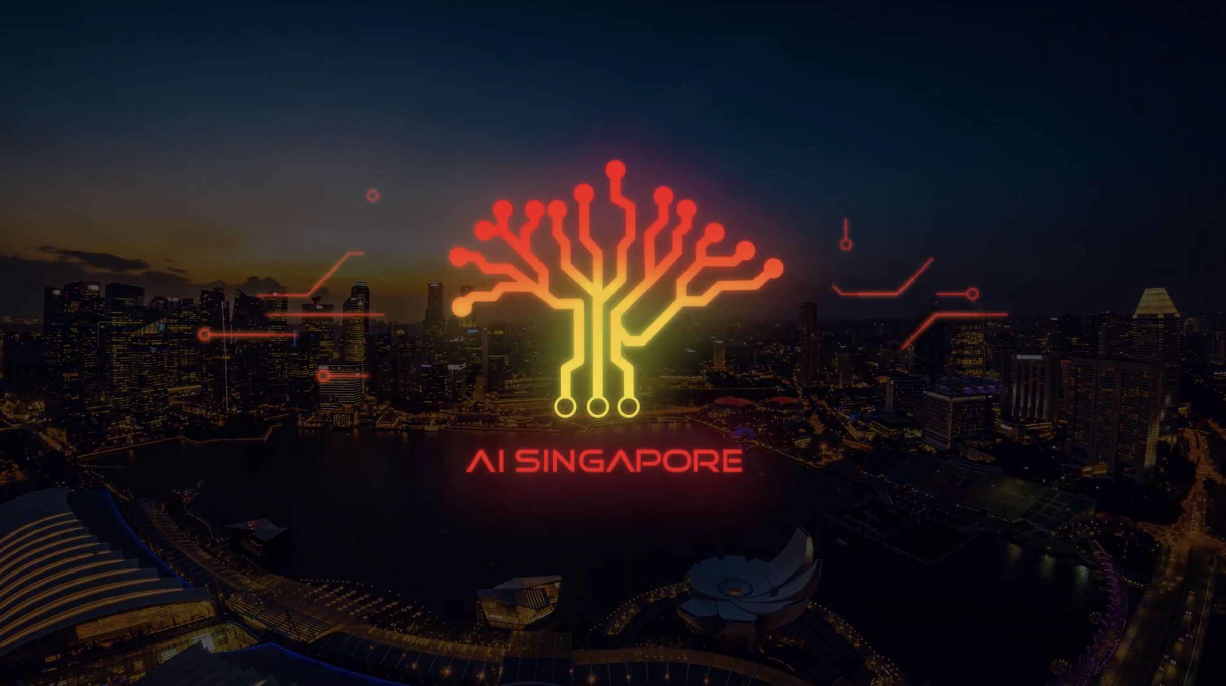 東南亞成為美中科技巨頭角力的關鍵戰場。圖為新加坡的「AI Singapore」，其所開發的東南亞專屬語言模型「SEA-LION」，其背後即有AWS雲端算力與Google Cloud基礎設施支持。截圖自AI Singapore影片簡介