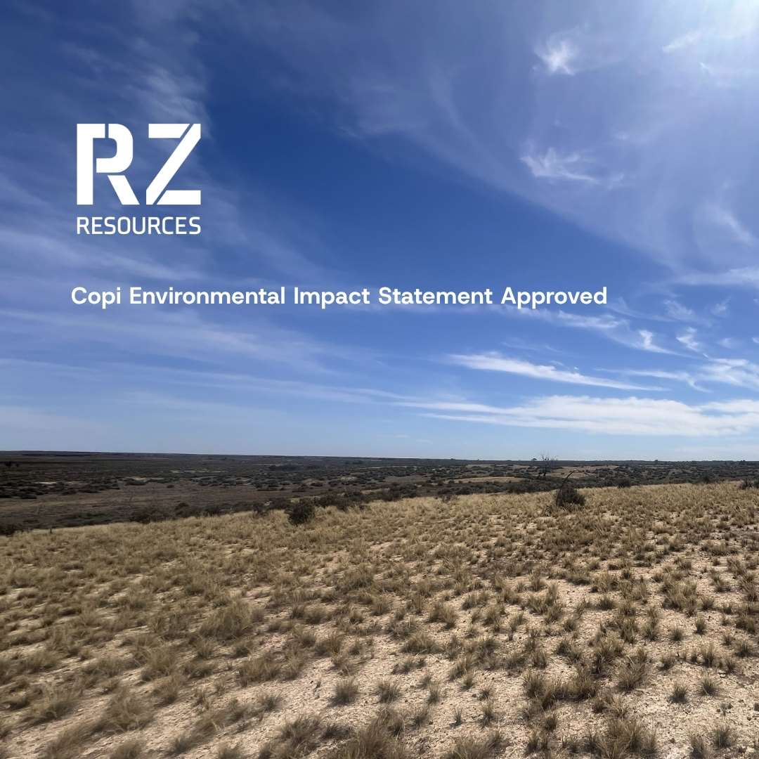 澳洲礦業RZ Resources表示，Copi計畫相關環評已通過。 (圖:FB/RZResourcesLimited)