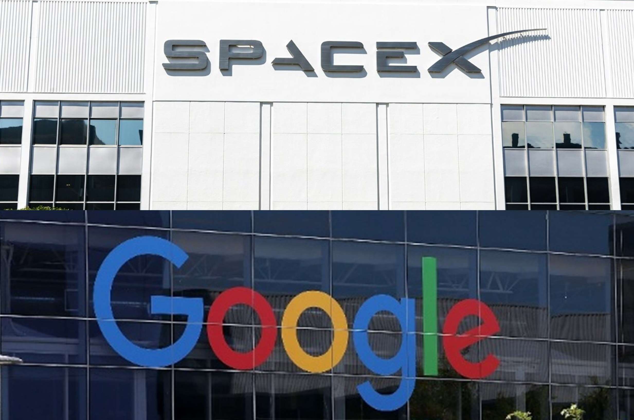 華爾街日報報導指出，Google與SpaceX洽談太空資料中心合作。合成圖。(Unsplash圖庫/AFP)