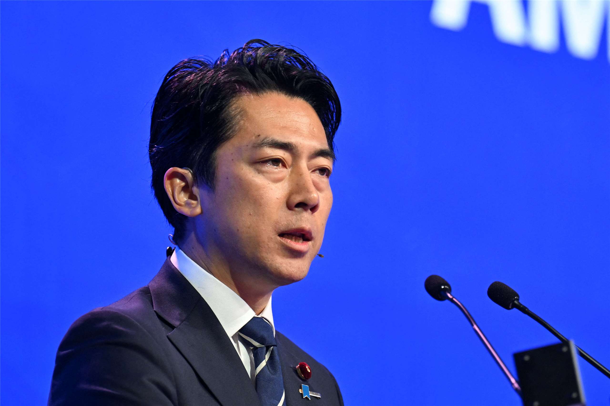 日本防衛大臣小泉進次郎(Shinjiro Koizumi)出席「香格里拉對話」。