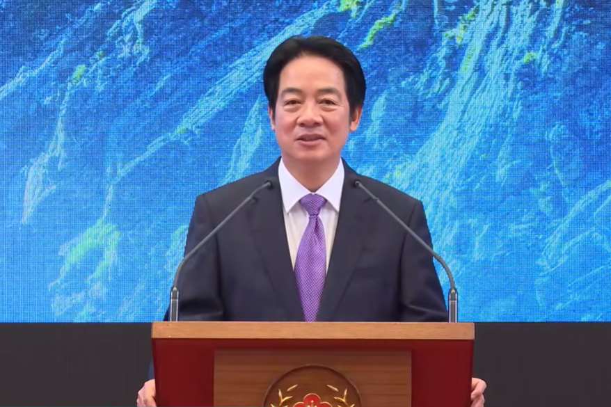 賴清德總統發表就職兩周年談話。(翻攝YT/@Chingte_Taiwan)