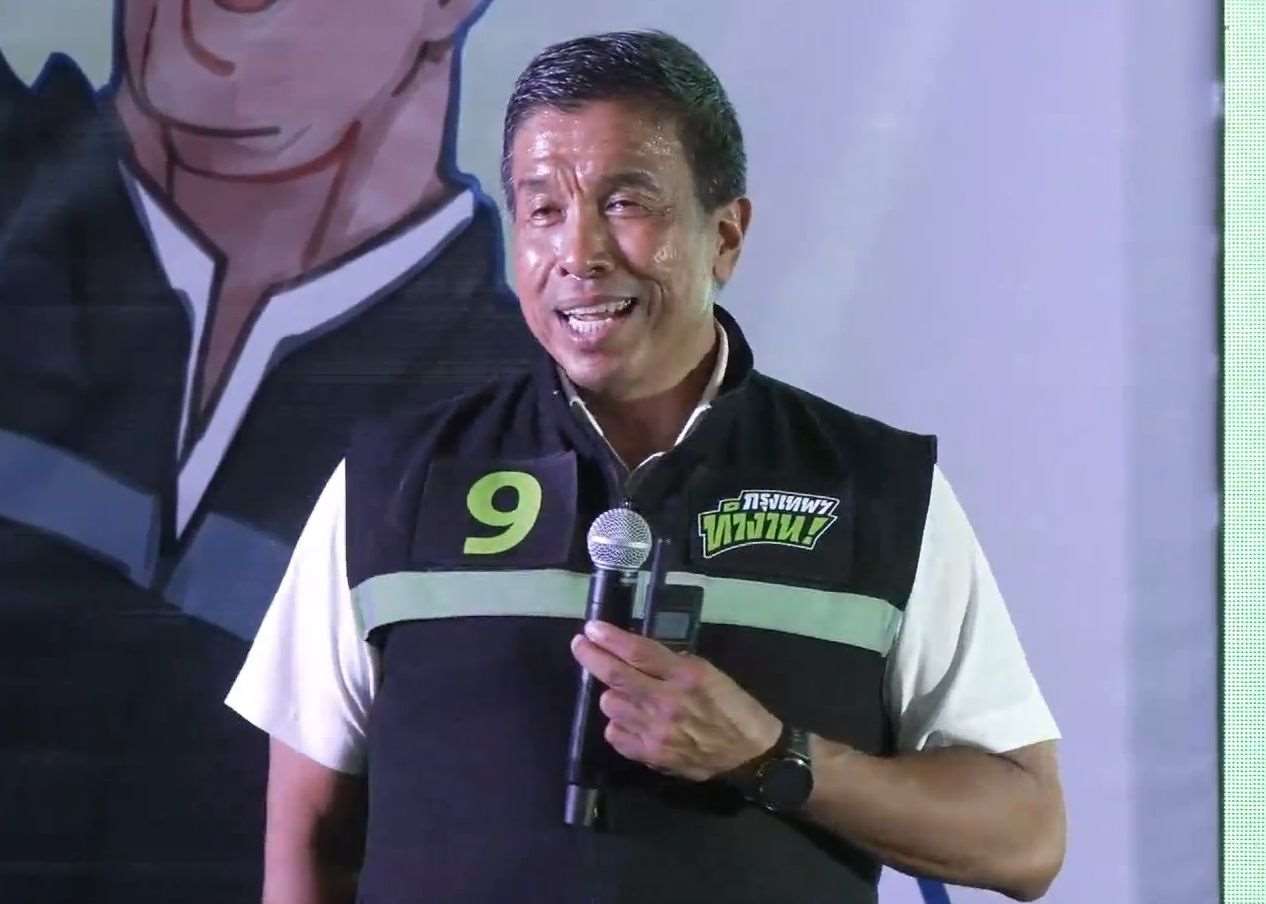 泰國曼谷市長選舉28日開始登記，獨立候選人查察(Chadchart Sittipunt)抽到9號。 (圖:翻拍自FB/chadchartofficial)