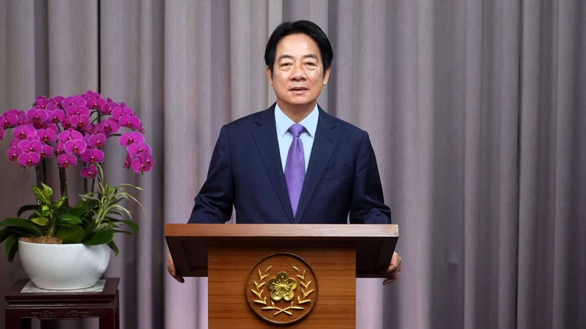 賴清德總統2日以錄影方式為「第30屆台灣癌症聯合年會」致詞。(翻攝presidentialoffice YouTube頻道)
