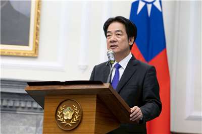 美國總統川普涉台言論引發關注，賴清德總統17日表示捍衛中華民國現狀，沒有「台獨」問題。(圖：總統府)