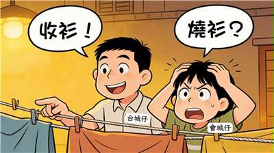 不會四邑話!? 收衫變"燒衫"