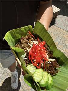據說是很辣的料理   本照片轉載自花蓮縣原住民族野菜學校粉絲頁