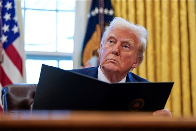 美國總統川普(Donald Trump)下個月將滿80歲，25日前往健康檢查引關注。 (路透社/達志影像)