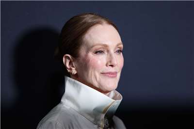 奧斯卡(Oscar)影后茱莉安摩爾(Julianne Moore)17日出席坎城影展「女性動能」(Women in Motion)活動。