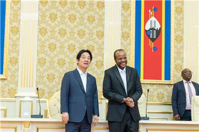 賴清德總統參觀史瓦帝尼國際會議中心。 (圖:總統府)