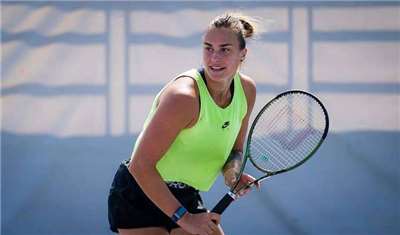 白俄羅斯網球女將莎芭蓮卡(Aryna Sabalenka)26日在法網女單順利晉級。(FB/@Aryna Sabalenka)