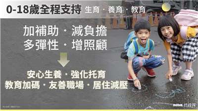 賴清德總統20日發表執政2週年談話，提及針對少子女化問題，政府決定提供0到18歲每人每月新台幣5,000元的成長津貼。(圖:行政院長卓榮泰臉書)