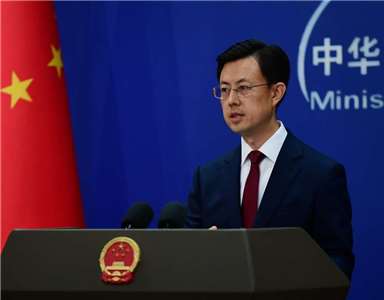 中國外交部發言人郭嘉昆表示，中方一貫要求中國企業依法依規開展業務，將堅定維護本國企業的正當權益。資料照。(圖:@MFA_China)