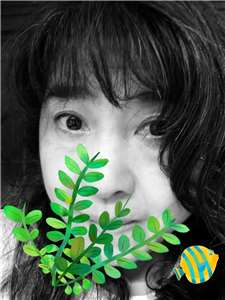 聲音甜美的雅子很適合有毛鬚的造型   本照片轉載自 簡雅子fb   