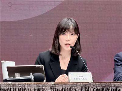 行政院發言人李慧芝表示，期待朝野政黨能在既有基礎上持續凝聚共識，儘速補足整體防衛體系所需關鍵戰力，共同守護國家安全與人民福祉。(資料照/鄭佑漢 攝)