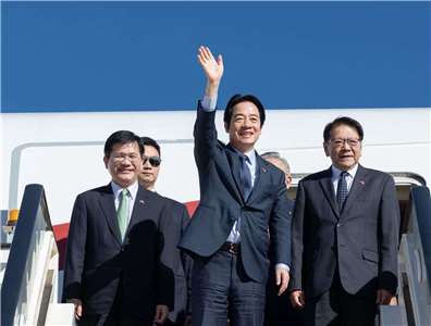 賴清德總統今天(2日)下午6時許透過臉書表示，他已在稍早抵達非洲友邦史瓦帝尼。(圖：賴清德總統臉書)