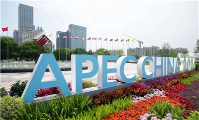 亞太經濟合作會議(APEC)貿易部長會議22日在中國蘇州登場。(AFP)