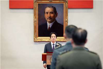 賴清德總統28日主持6月份將官晉任授階典禮。(圖：總統府)