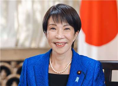 韓媒6日報導，日本首相高市早苗(圖)方面正推動本月中下旬訪韓，進一步強化日韓合作。資料照。(圖：首相官邸)